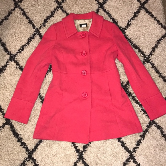 J. Crew Jackets & Blazers - J.Crew Wool Pleated Pea Coat